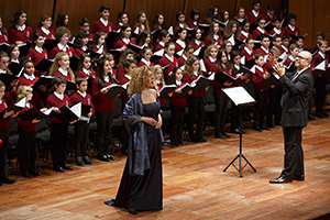 maestro del coro Ciro Visco, Coro di Voci Bianche dell’Accademia di Santa Cecilia (Natale InCanto) - 18 dicembre 2015, Auditorium Parco della Musica, Roma