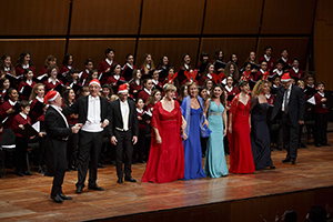 Ensemble Voci Italiane, maestro del coro Ciro Visco, Coro di Voci Bianche dell’Accademia di Santa Cecilia - 18 dicembre 2015, Auditorium Parco della Musica, Roma