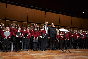 maestro del coro Ciro Visco, Coro di Voci Bianche dell’Accademia di Santa Cecilia - 18 dicembre 2015, Auditorium Parco della Musica, Roma